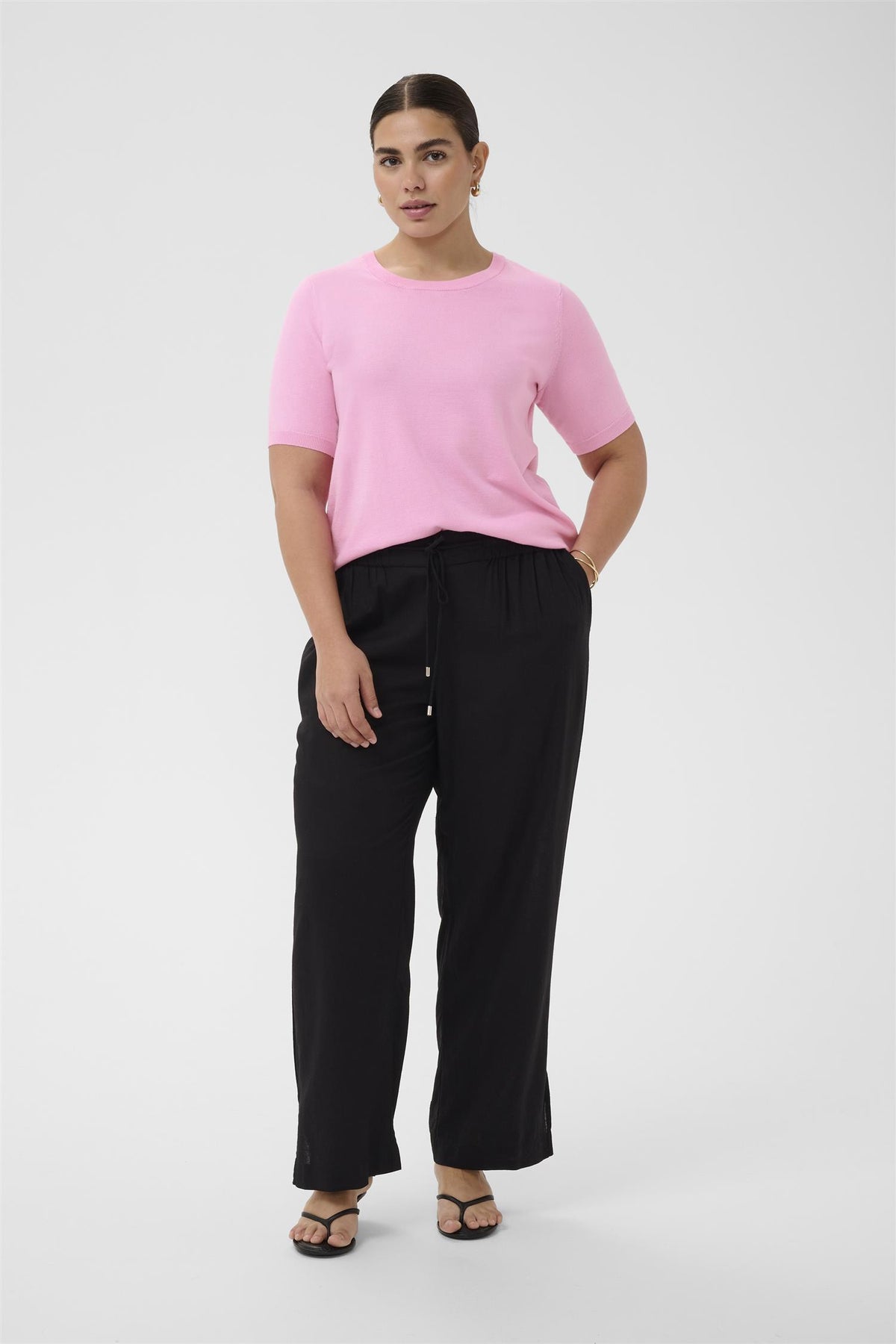 KClizzy Knit Pullover Pink Frosting