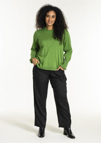 Snaila Knit Blouse Green