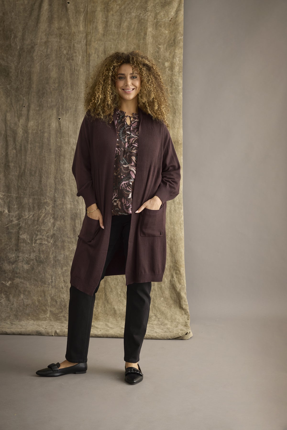 Cardigan Kogle Chokolade