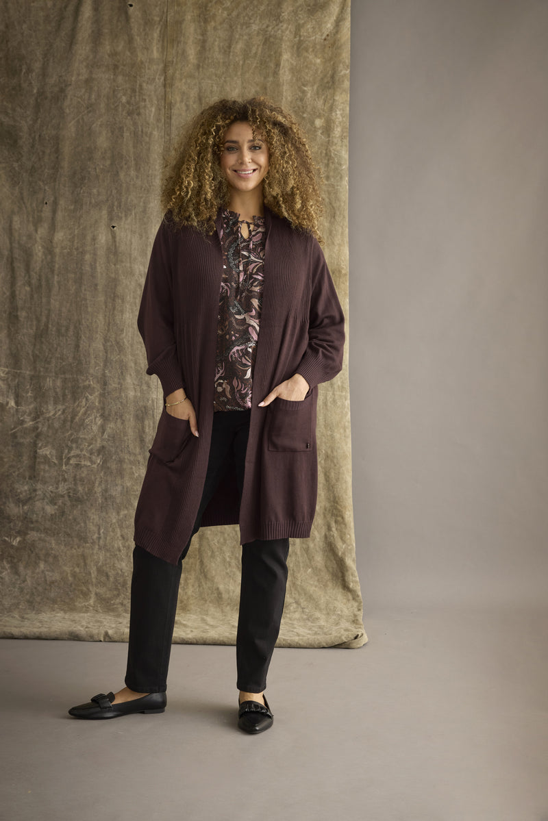 Cardigan Kogle Chokolade