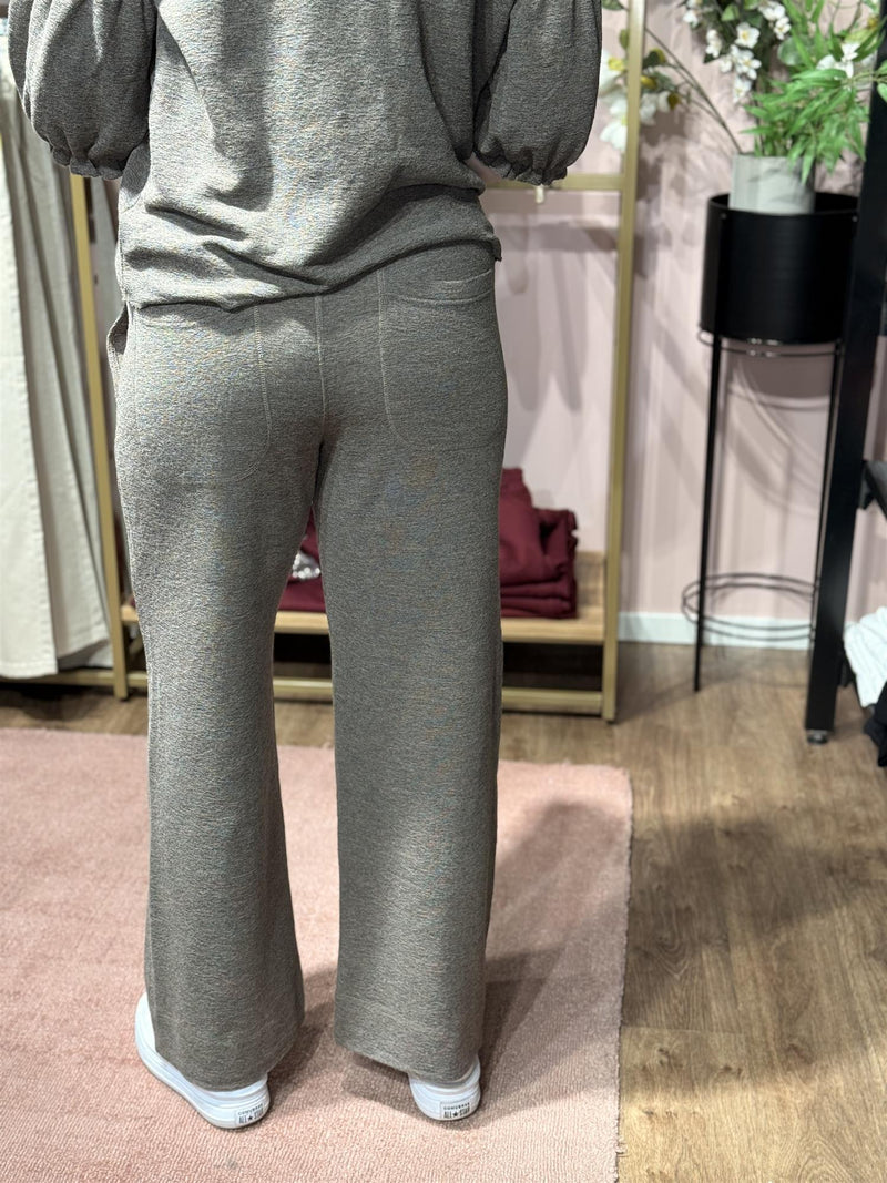 Pants W. pockets & string Earth Melange