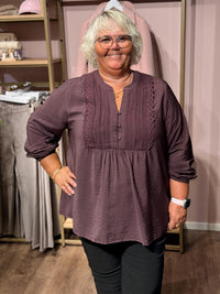 KCgaline Blouse - Fudge
