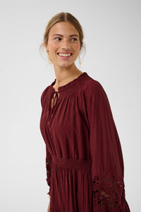 CRTina Dress - Cabernet
