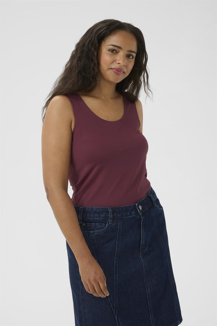 KCerina Jersey Top Windsor Wine