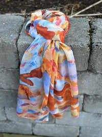 Skjerf Diffust orange, Diz