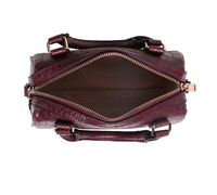 Veske Georgia Liten Bordeaux Croco
