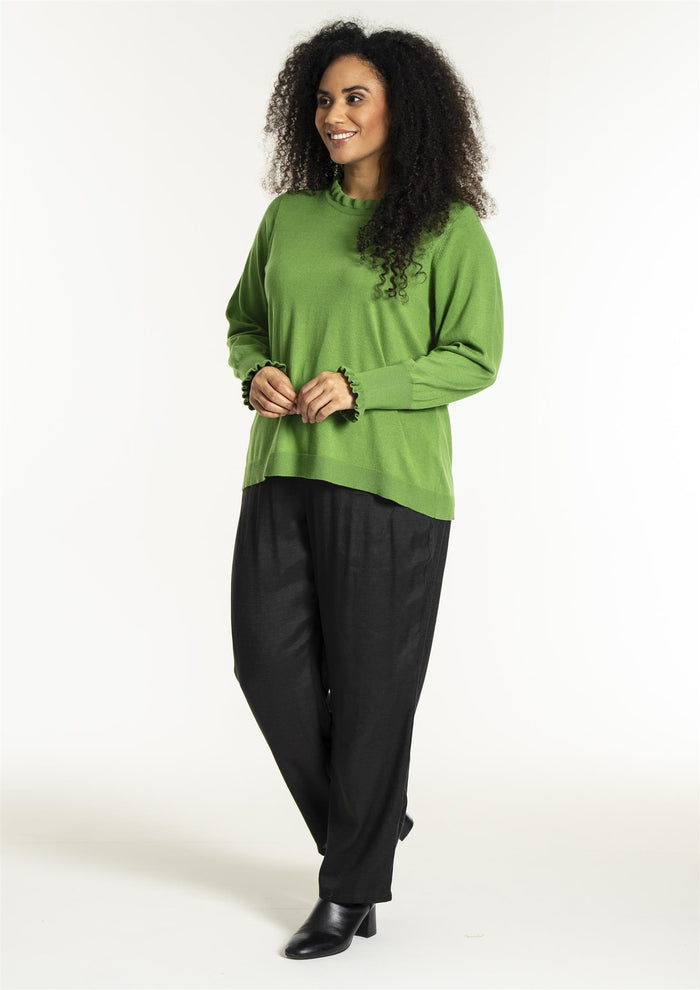 Snaila Knit Blouse Green