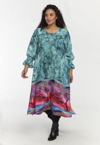 SBodil Dress Blue/Pink
