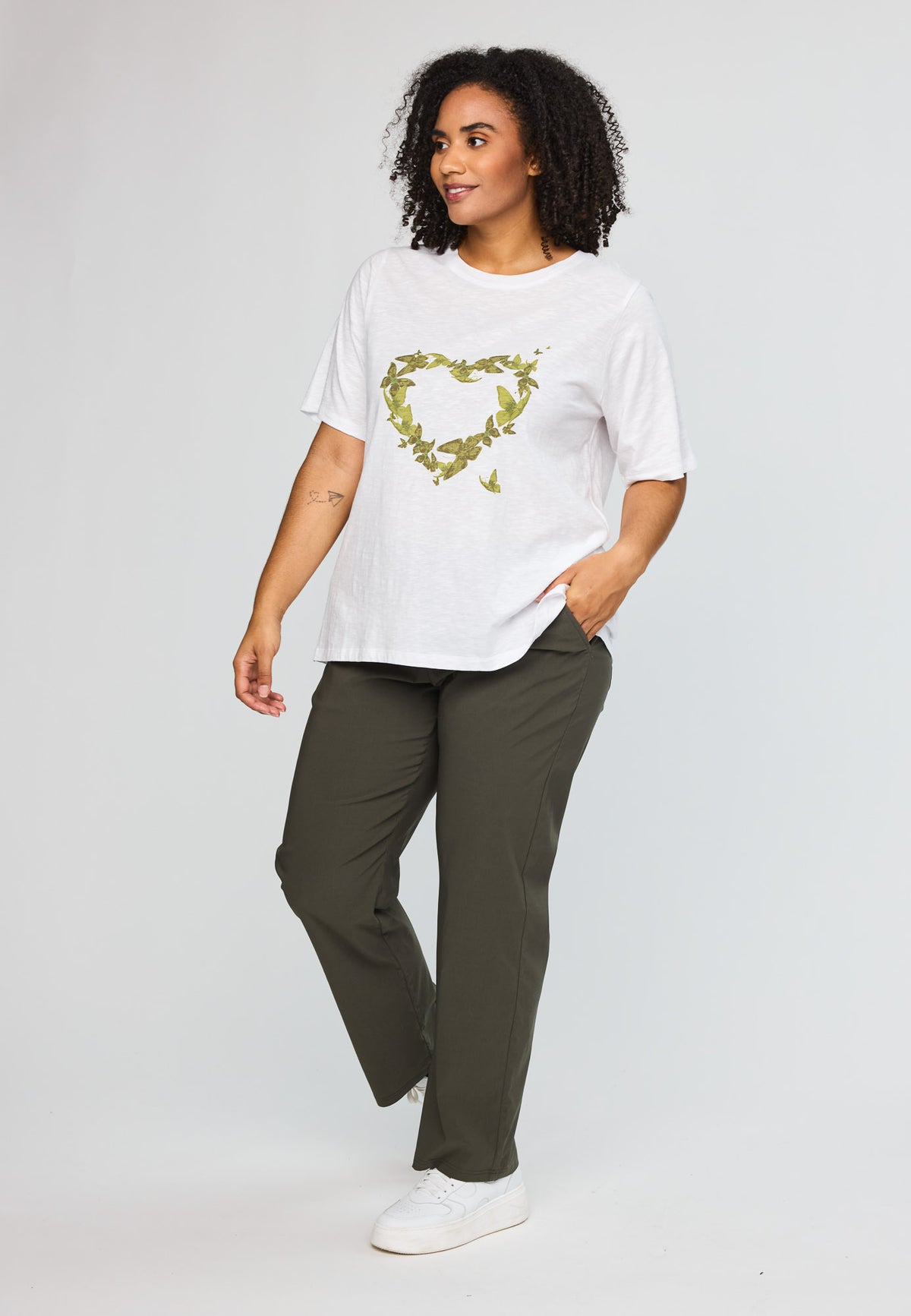 SBella T-Shirt with print Green