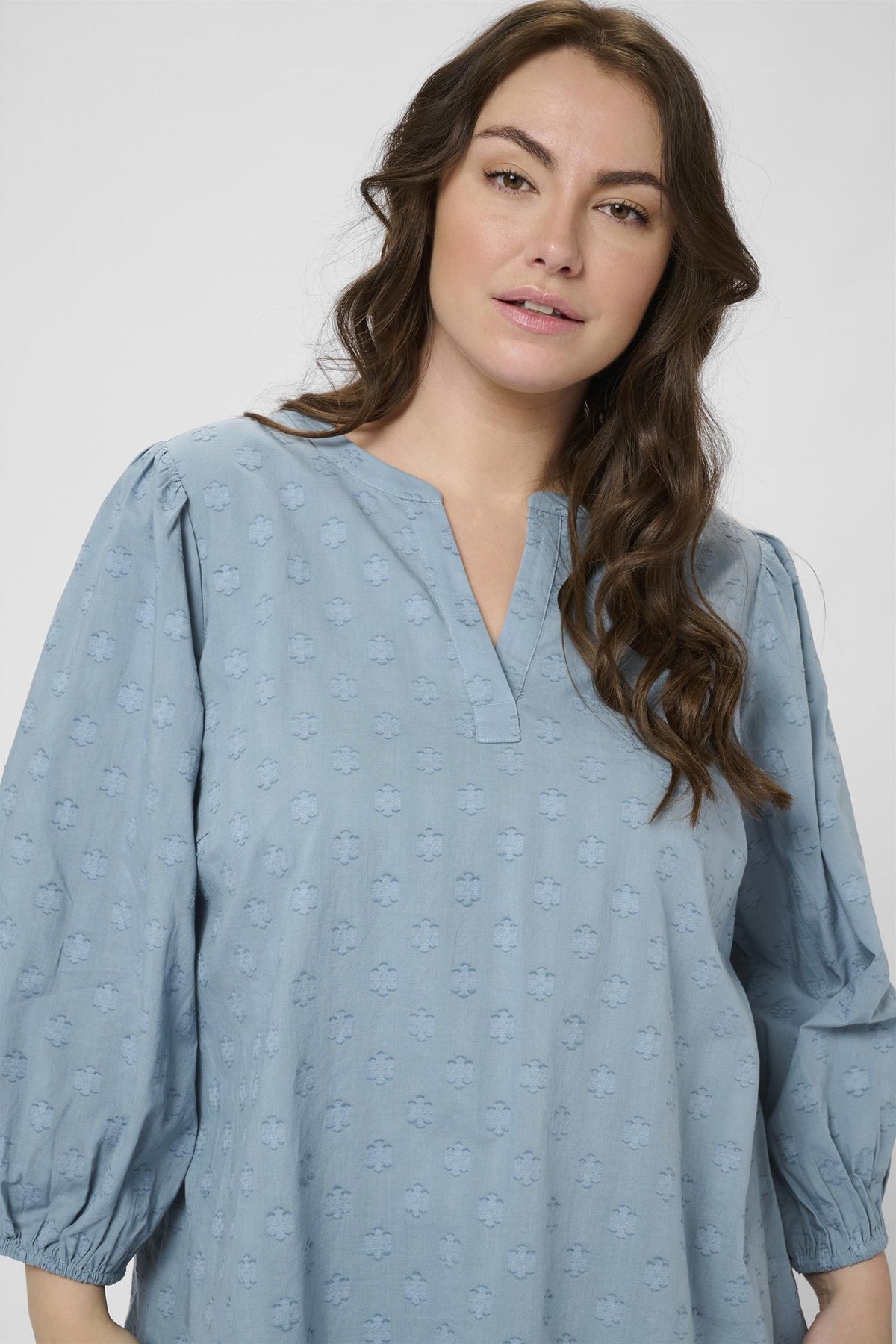 KCloulou Blouse 3/4 SL Windward Blue