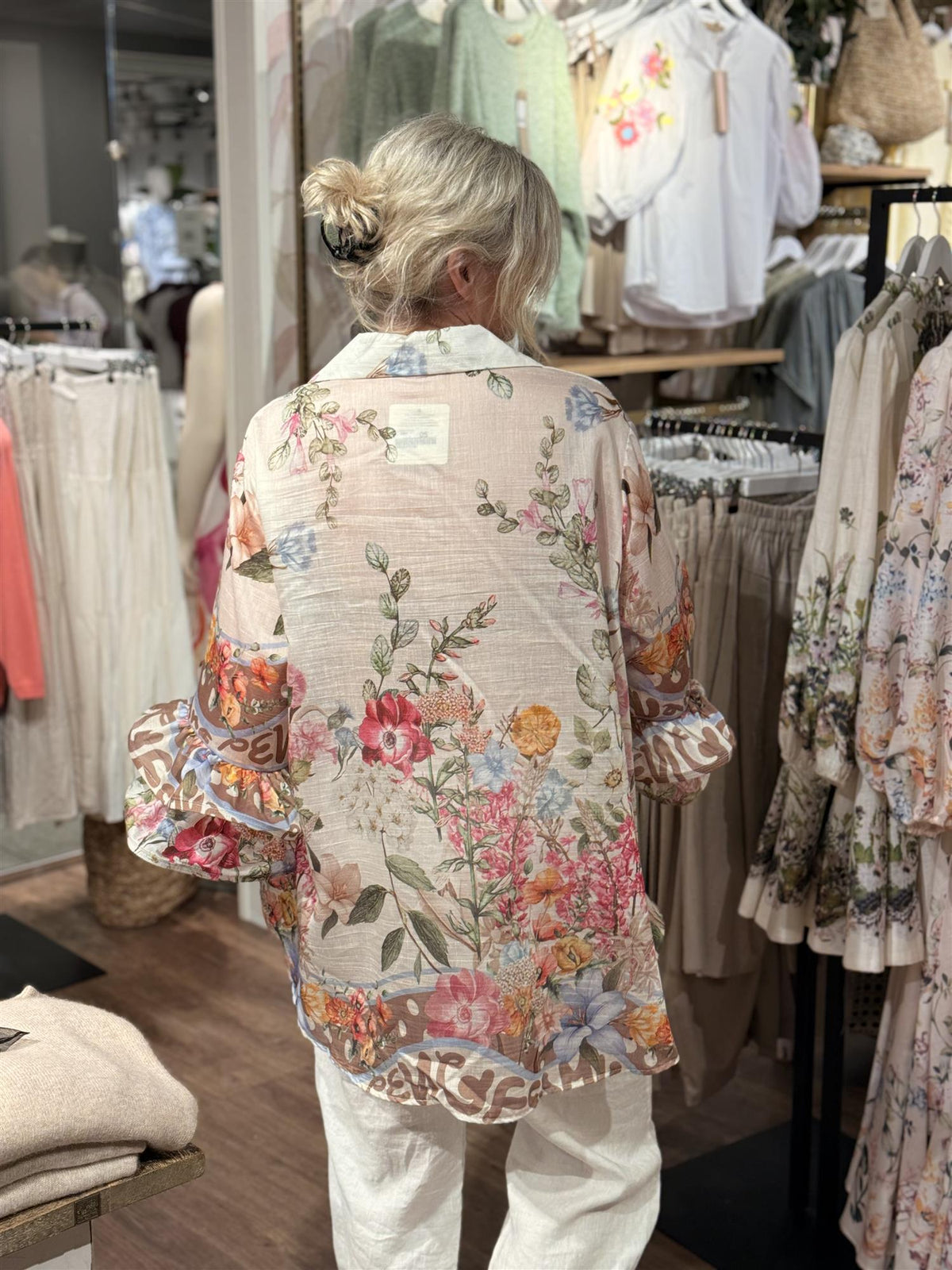 Bluse Rysjer Cream
