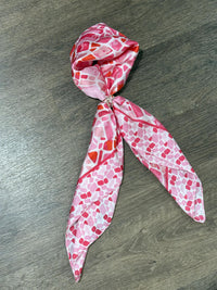 Skjerf lite silkemix All Pink