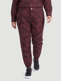 Cleo Pants Berry Red Mix