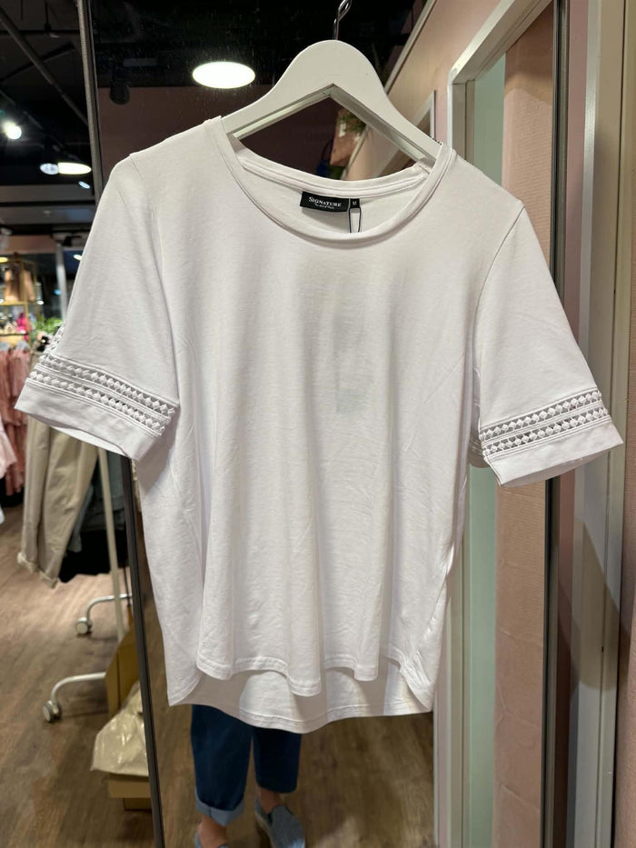 T-skjorte Modal, White
