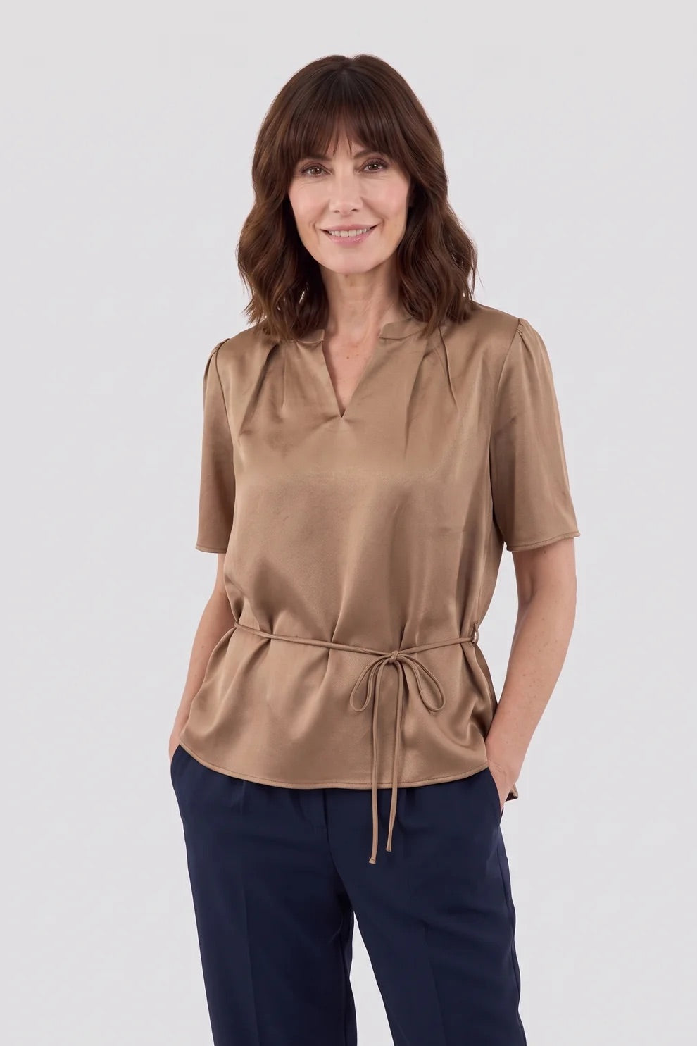 Bluse Sateng - Golden