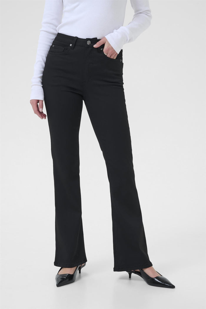 KAforest HW Slim Fit Jeans Black