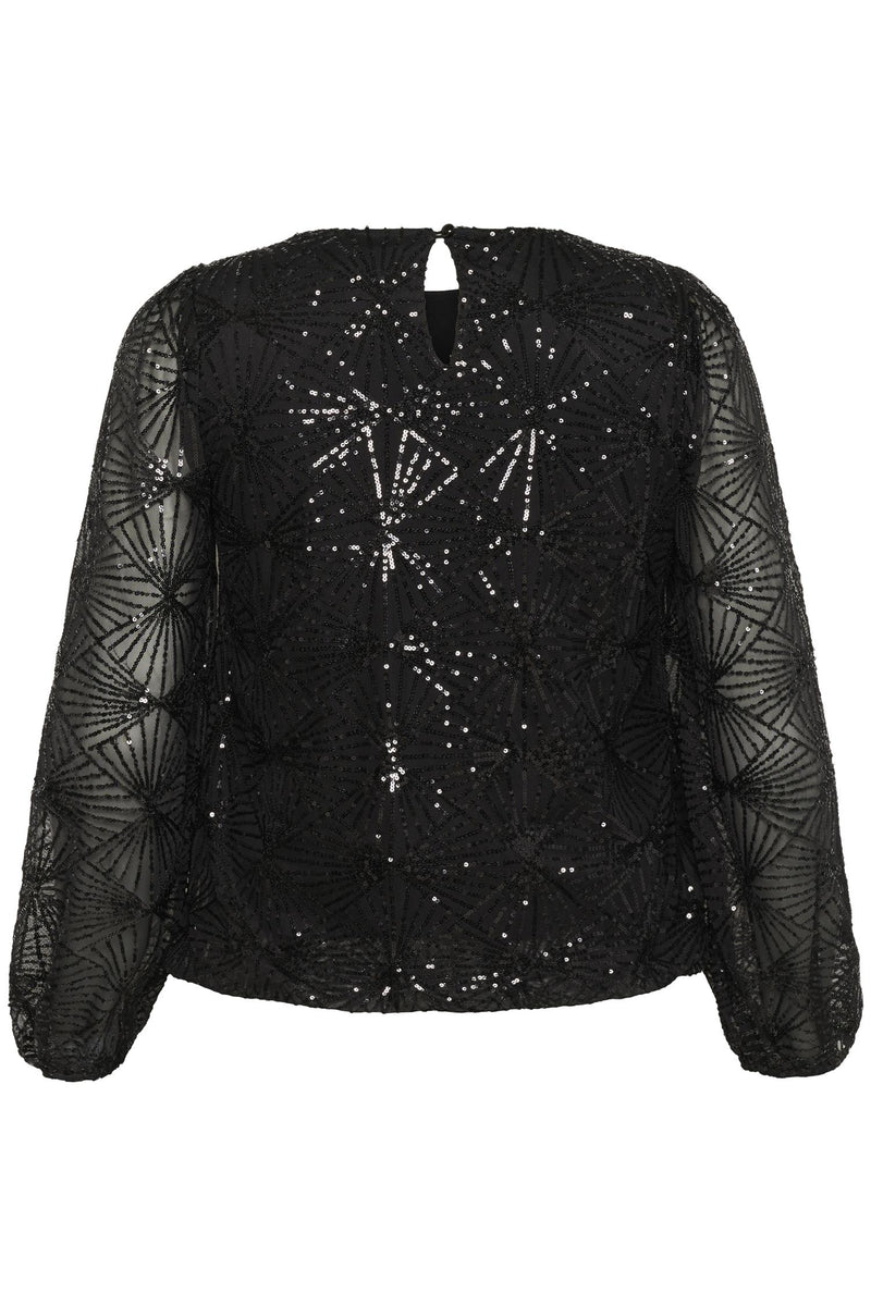 KCminna Blouse Black Deep