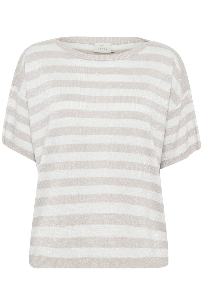 KAregina Striped Pullover Feather gray/ chalk