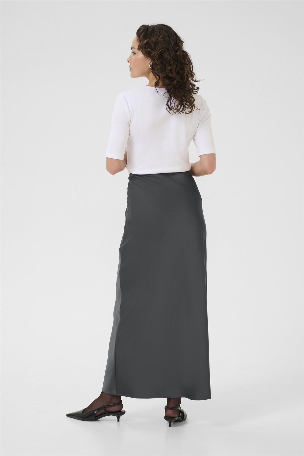KAhill Long Skirt Black Oyster