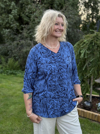 Bluse Sylva Palace Blue