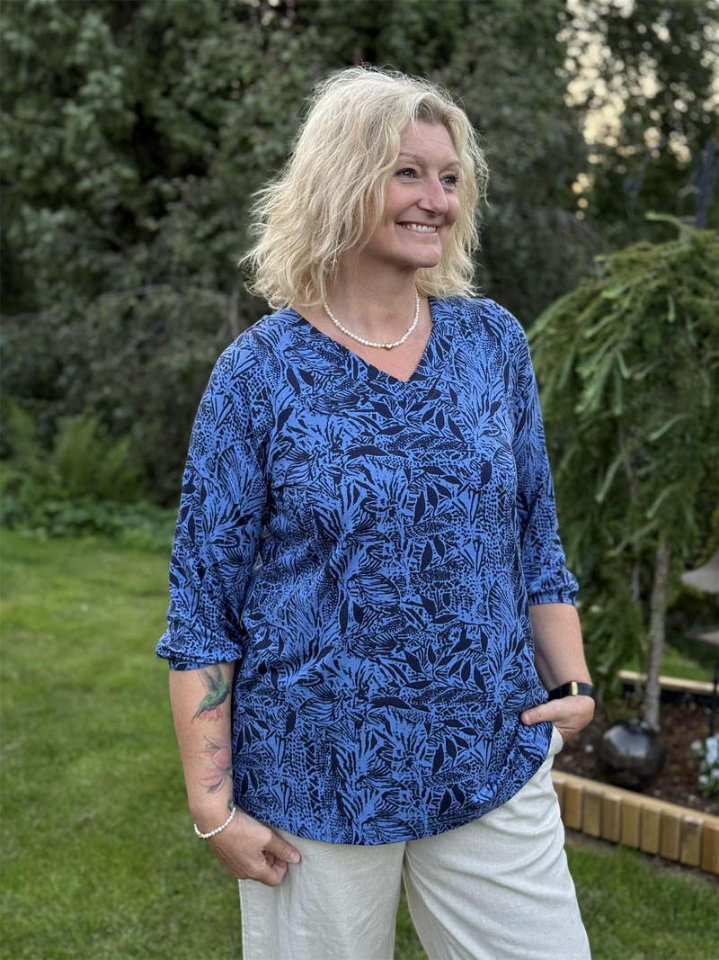 Bluse Sylva Palace Blue