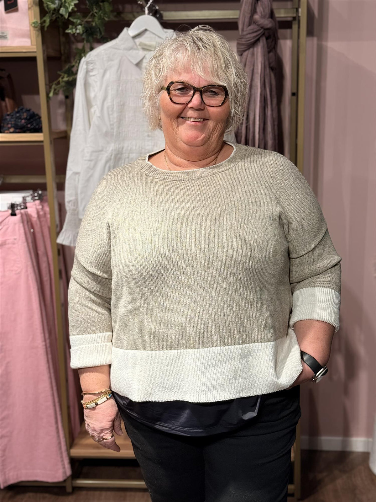 Genser Beige/Creme