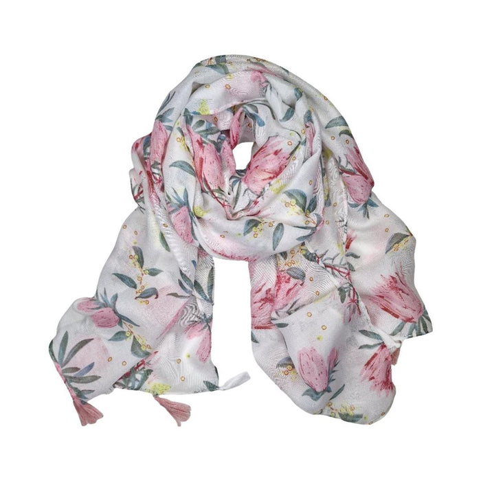 Skjerf Emilie Blomst Rosa