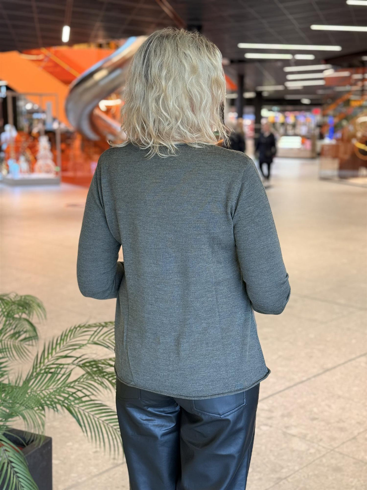 Genser Merino Oliven