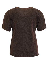 Bluse Glitter - Kobber Hot Fudge