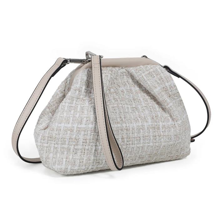 Jeanette Jaquard Bag- Beige