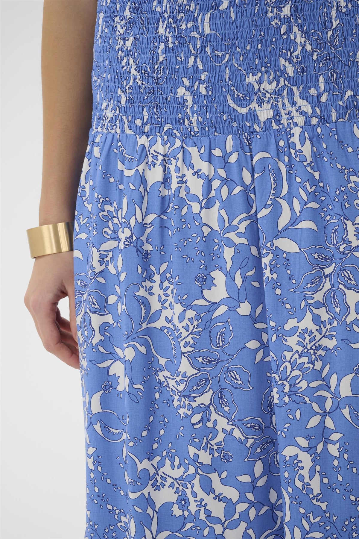CRTiah skirt Blue Toile
