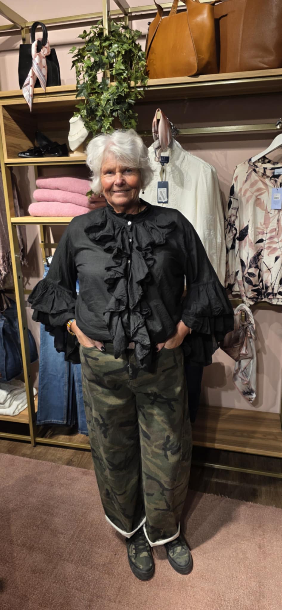 Bluse Ida Sort