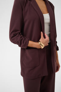 KAphoebe 3/4 sleeve Blazer - Fudge
