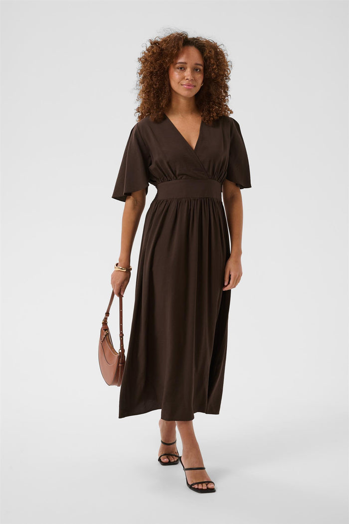 KAsirena Long Dress Coffee Bean