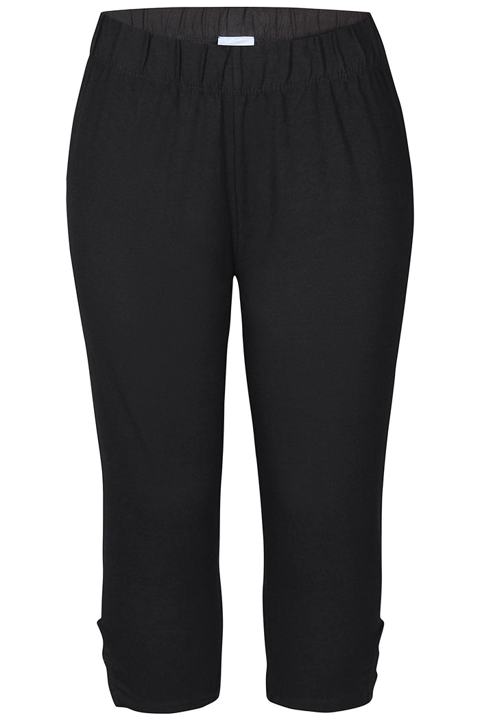 Leggings Kant Kort BLING, Sort