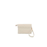 Danielle Clutch m/ mønster, Beige