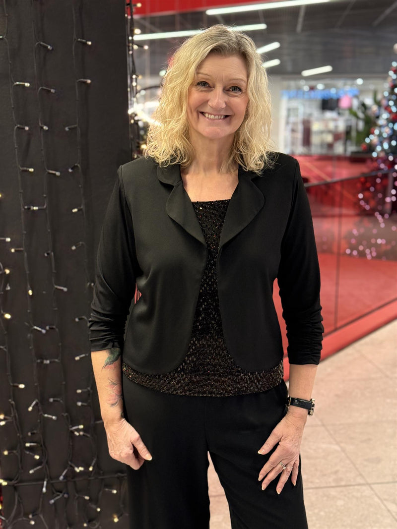 Dressjakke Kort Sort