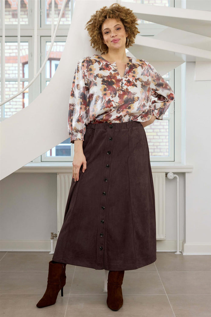 Bluse Lucie Dark Maroon