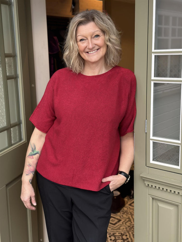 MdcSia Knit Red