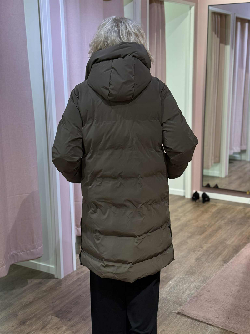 Boblejakke Lang Major Khaki