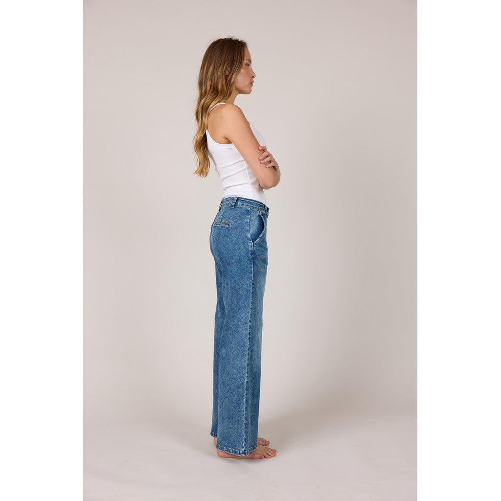 Chino Flare Jeans Light Blue SS26