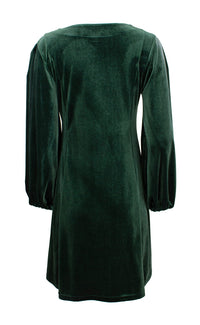 Kjole Velour Mali Grønn