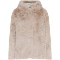Hood Minky Jacket - Offwhite