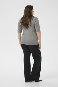 KCcarla Knit Pullover Grey Melange