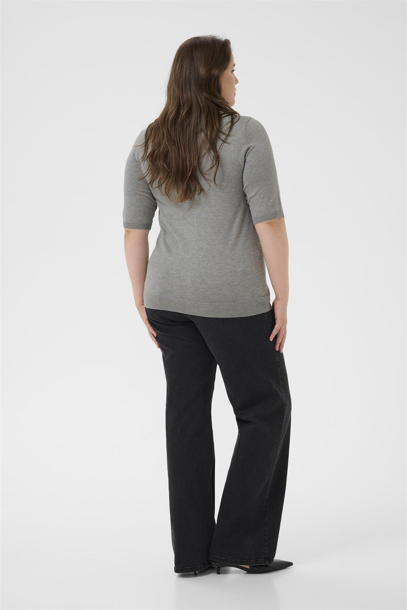 KCcarla Knit Pullover Grey Melange