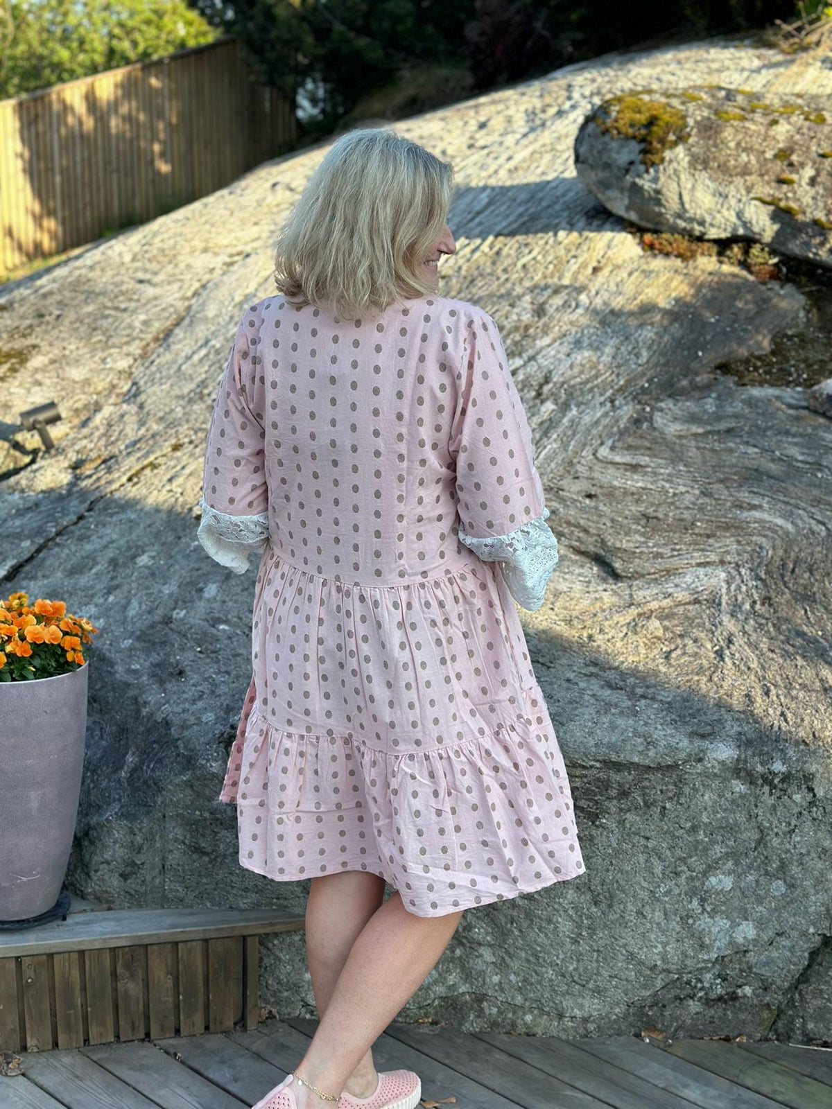 Kjole Boho Dot Rose