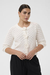 KCkathrina Knit Cardigan White