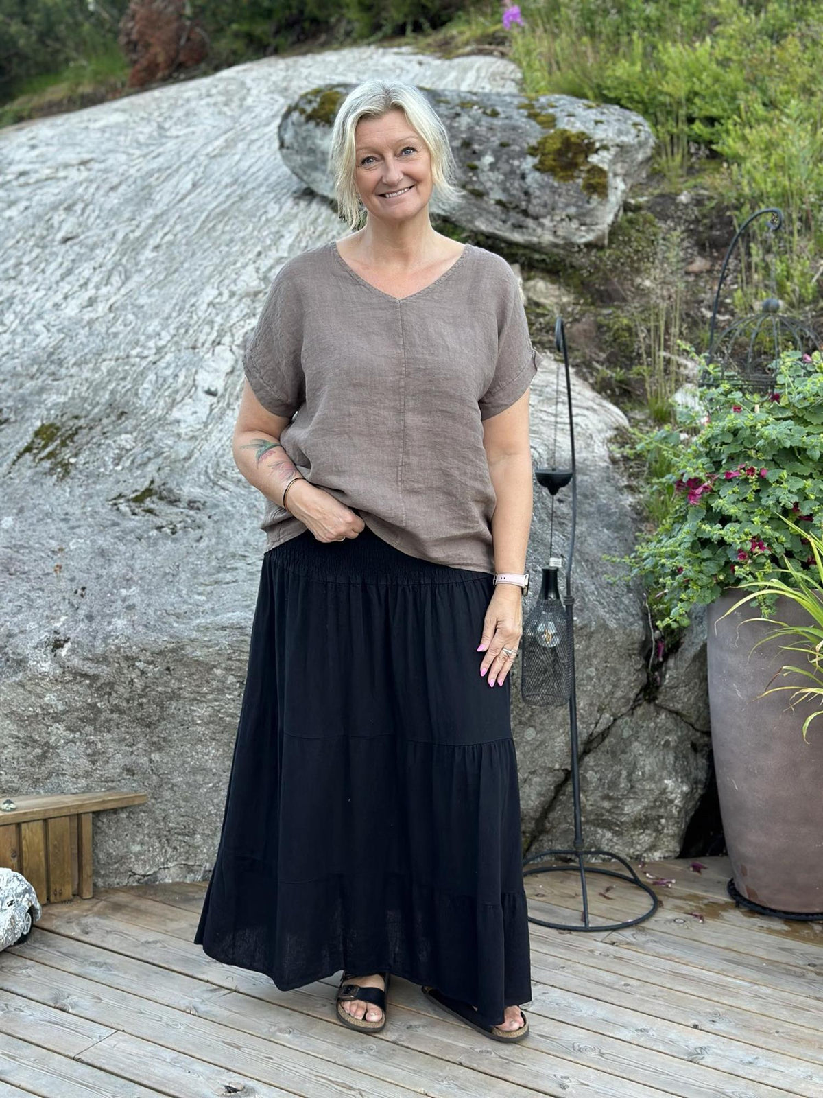Princess Skirt Solid Black