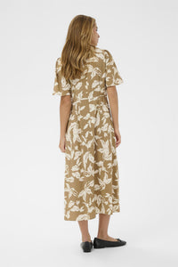 KAmarlo Dress Oak Chalk Leafs