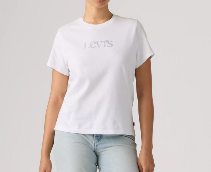 Levis T-shirt Perfect Tee - Rhinestone Logo